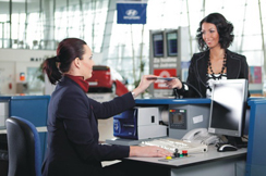 Prijava za let na šalteru