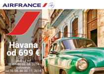 Air France: Specijalna cena do Havane od 699 evra