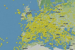 Sve popularnije praćenje kretanja aviona preko neta
