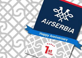 Air Serbia proslavila prvi rođendan