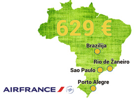Air France: Promotivne cene do Latinske Amerike