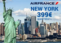 Air France do Njujorka za 399 evra!