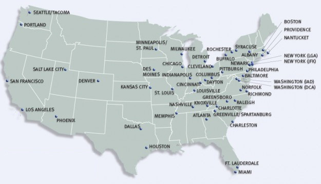 Sjedinjene američke države karta